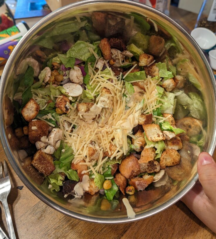 Roasted Chickpea Caesar Salad